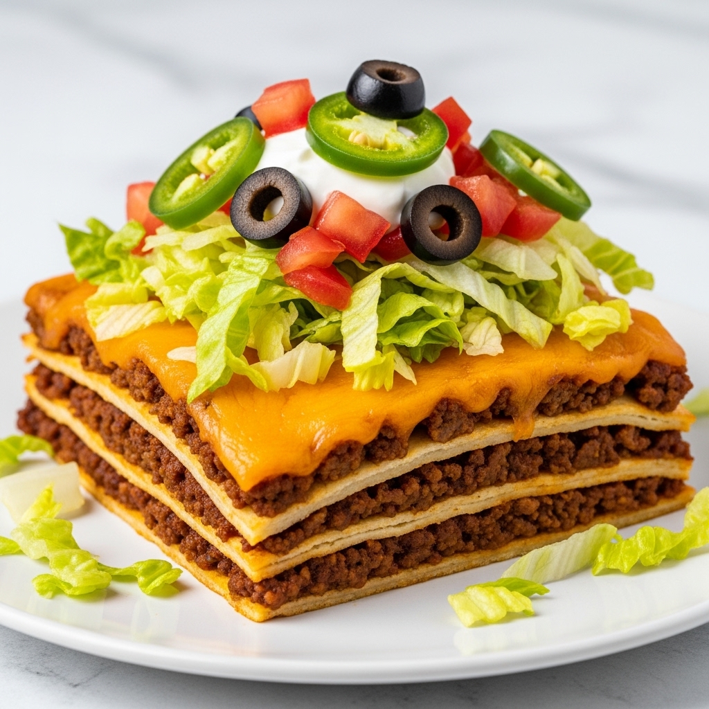 Cheesy Low Carb Taco Casserole Recipe