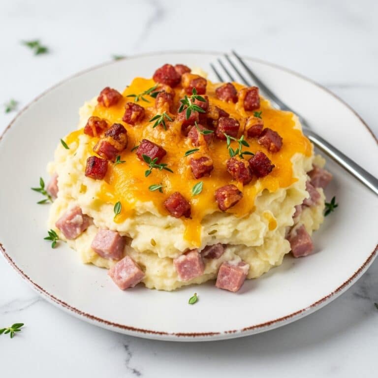 Crockpot Ham and Potato Casserole Recipe