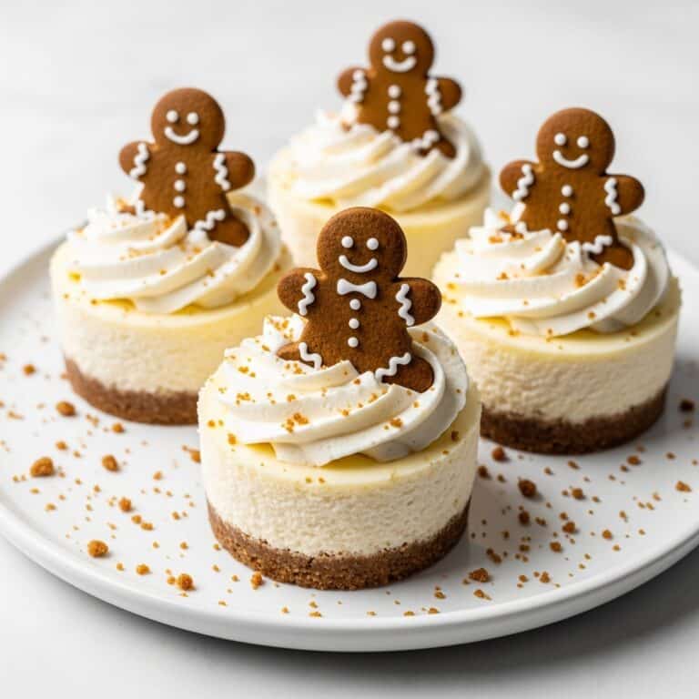 No-Bake Gingerbread Cheesecake Cups Recipe