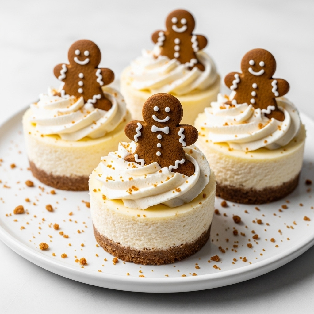 No-Bake Gingerbread Cheesecake Cups Recipe
