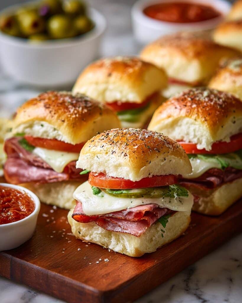 Hot Italian Sub Sliders Recipe