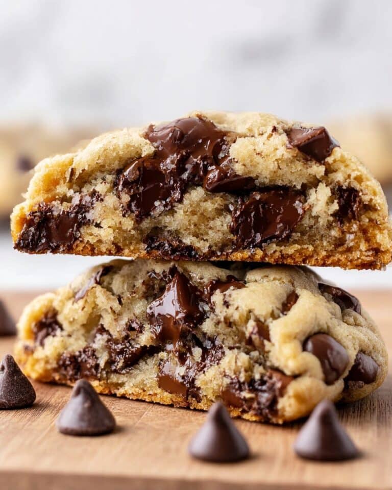Ultra Thick Bakery Style Chocolate Chip Cookies Recipe