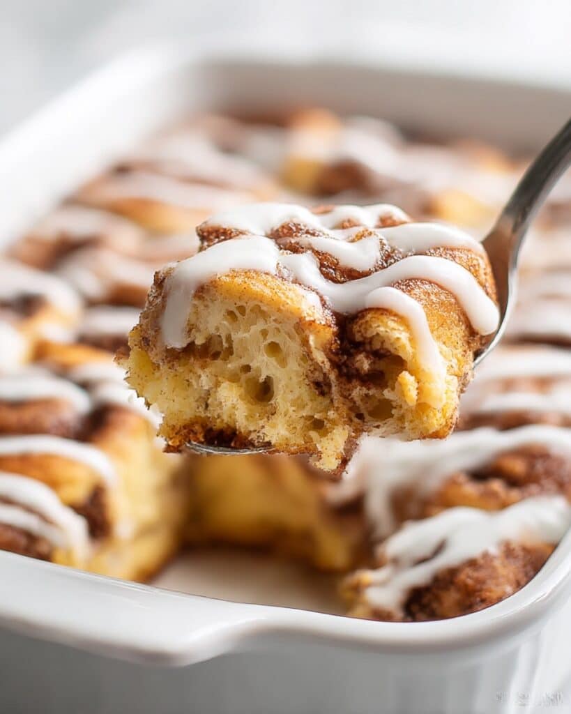 Easy Cinnamon Roll Casserole Recipe