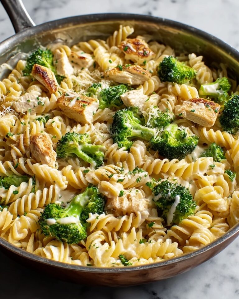 Creamy Rotisserie Chicken Broccoli Pasta Recipe