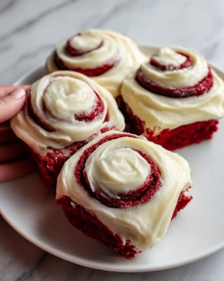 Heavenly Red Velvet Rolls Recipe