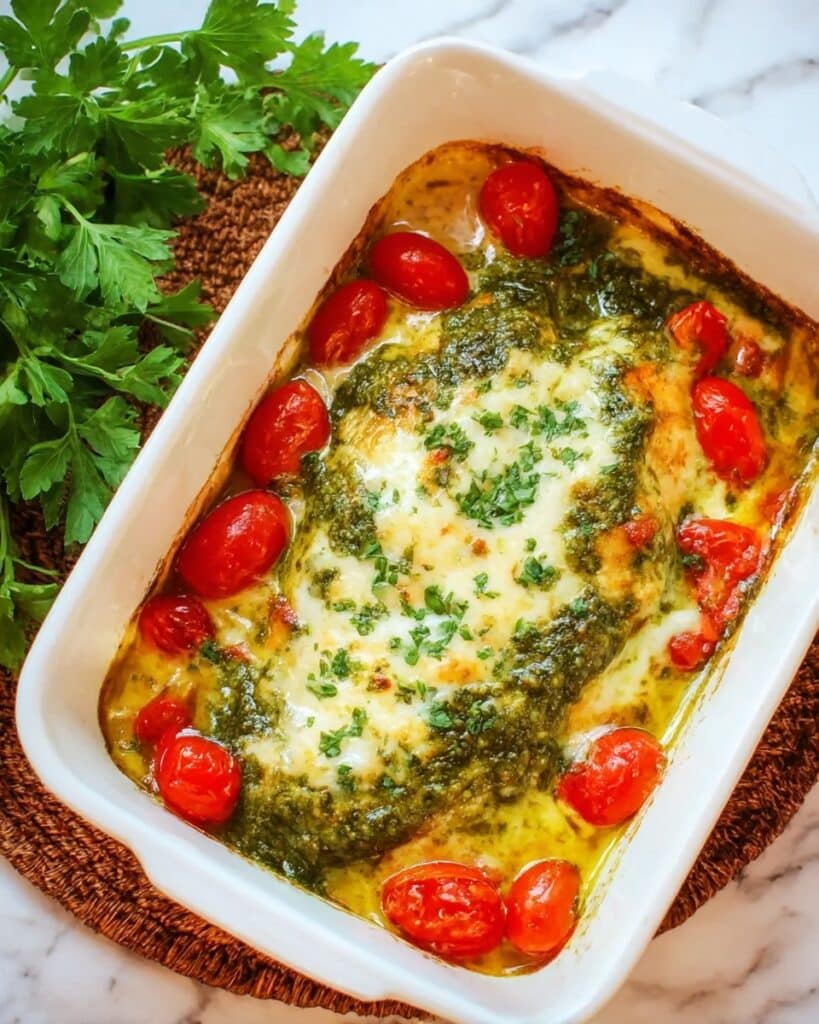 Baked Pesto Chicken Recipe for Easy Dinners Recipe
