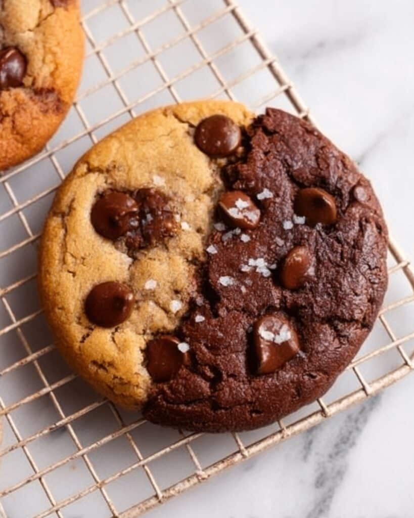 Thick And Fudgy Brookie Cookies Recipe