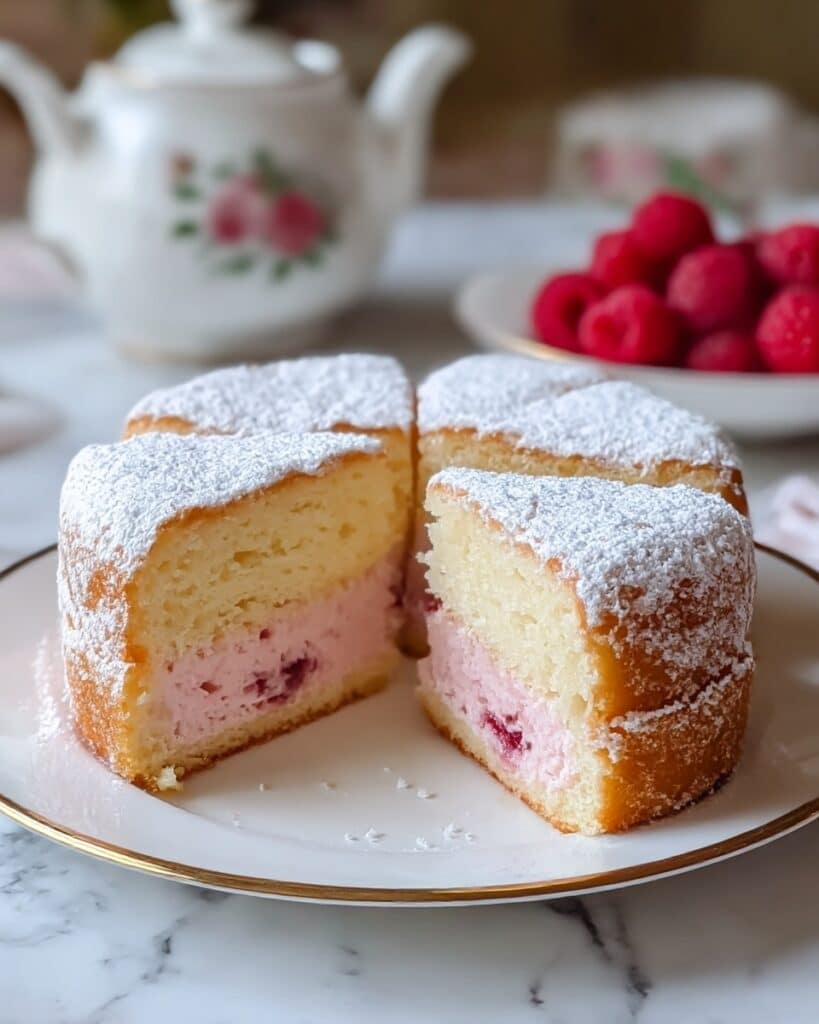 Raspberry Angel Food Cake Recipe