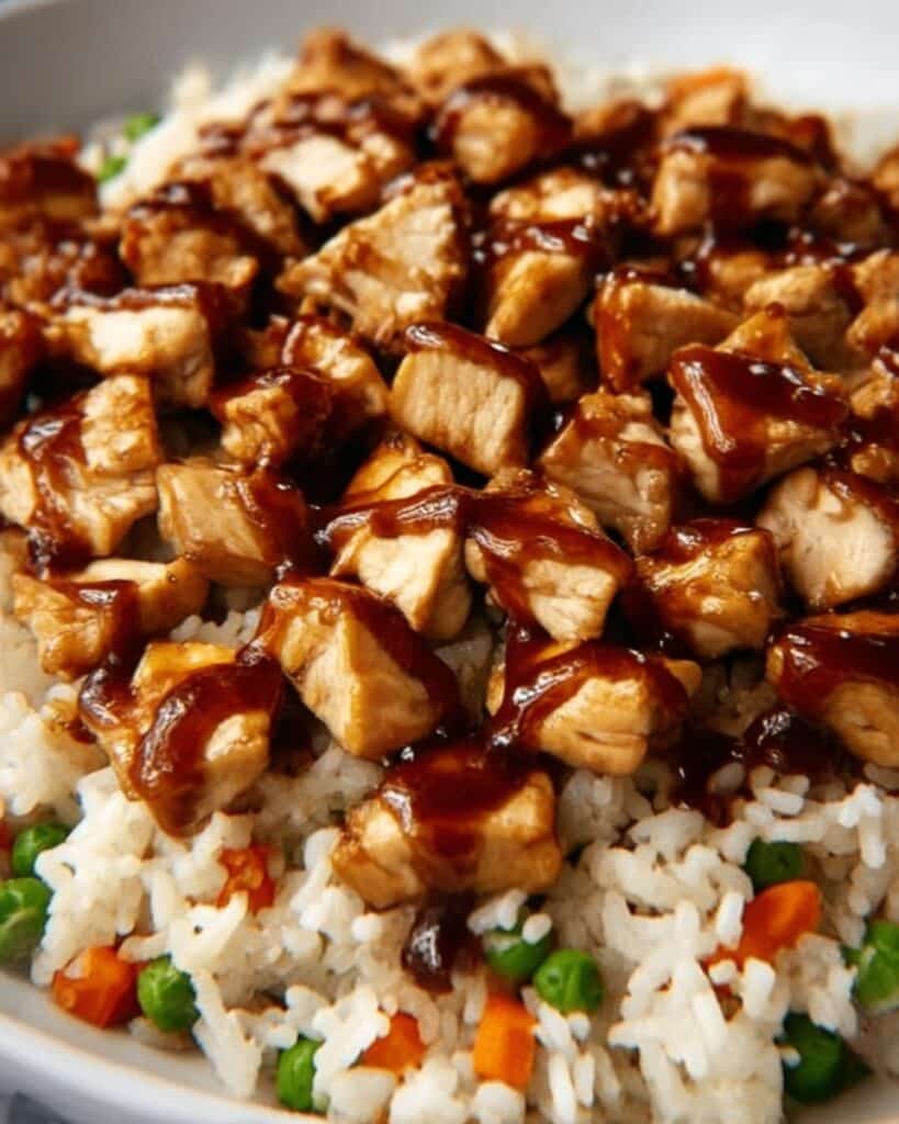 One-Pan Bold Honey BBQ Chicken Rice Recipe