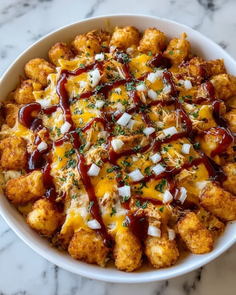 BBQ Chicken Tater Tot Casserole Recipe