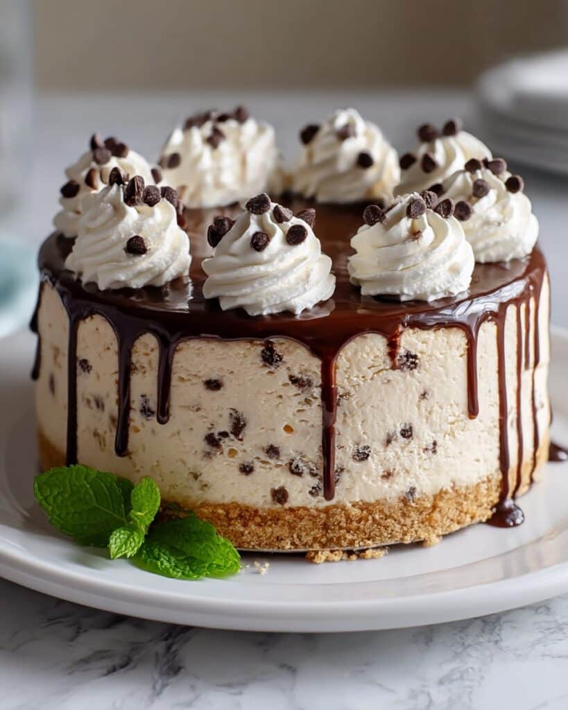 Decadent No Bake Cookie Dough Cheesecake Recipe