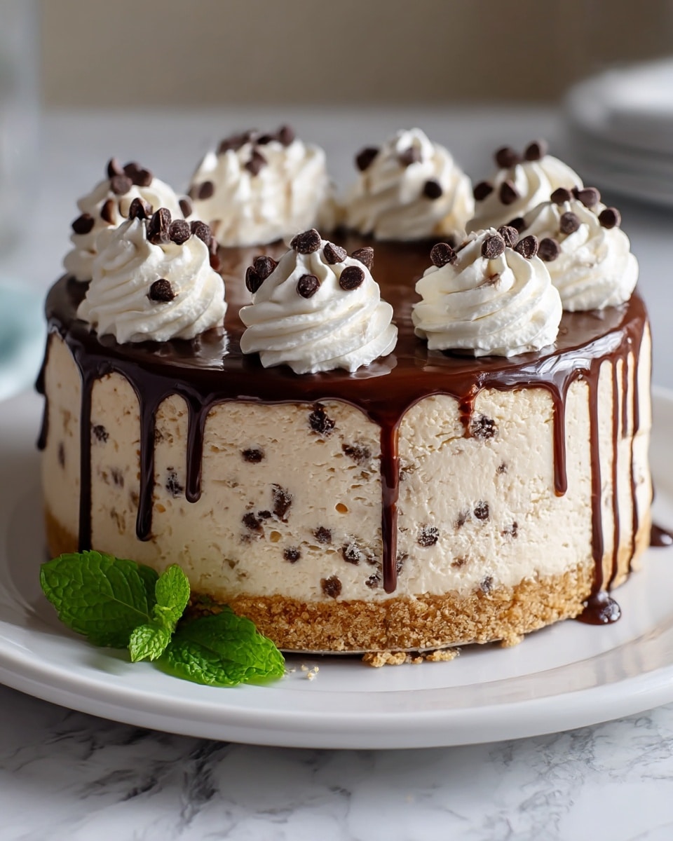 Decadent No Bake Cookie Dough Cheesecake Recipe