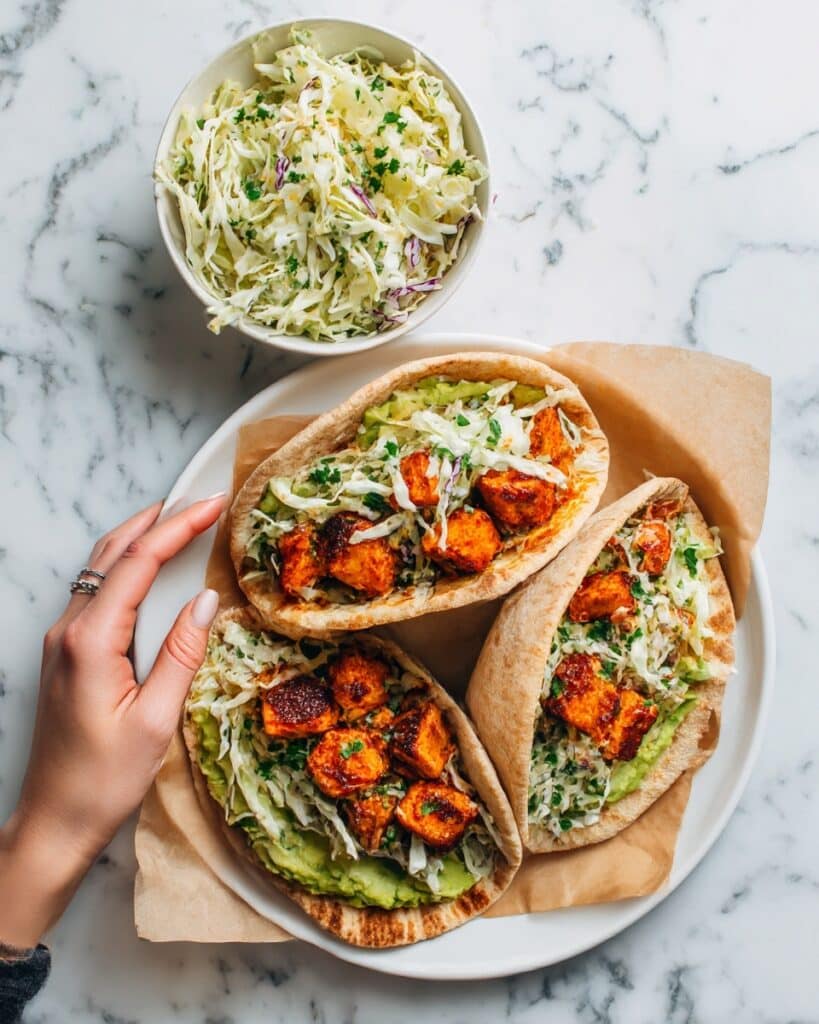 Sheet Pan Chicken Pitas with Herby Ranch Recipe