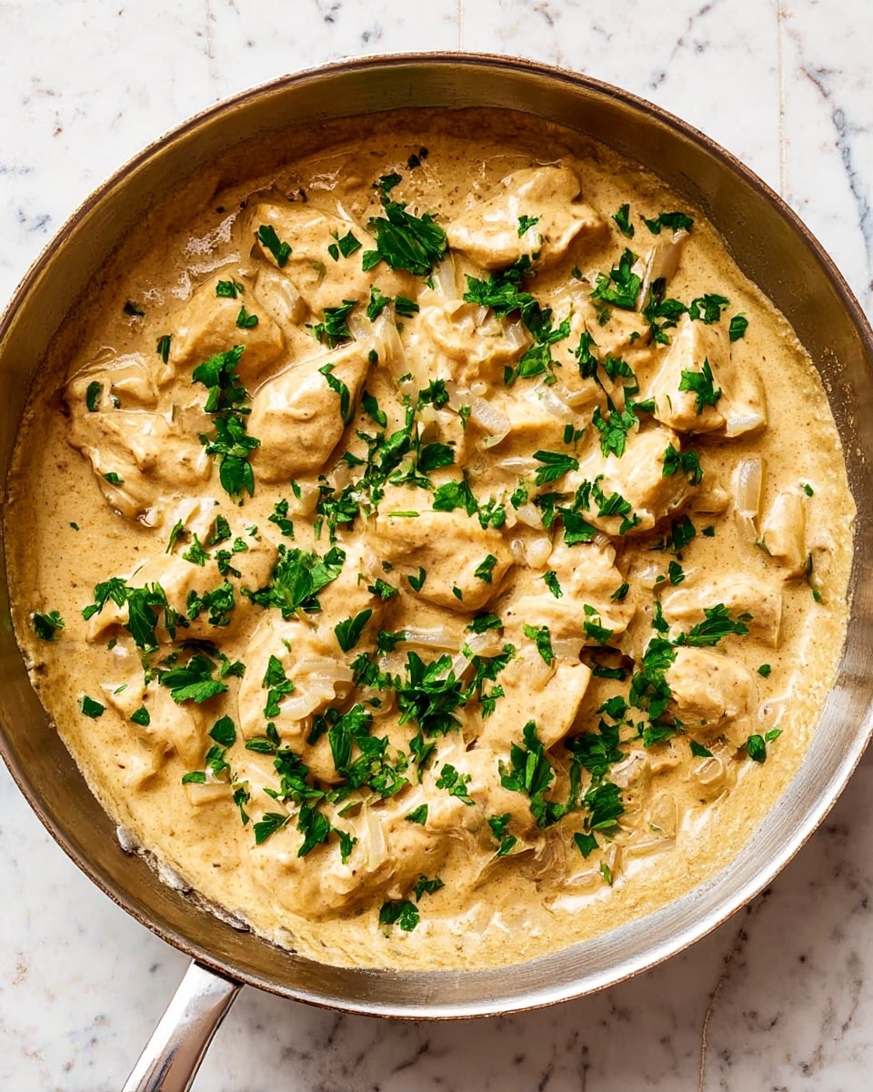 Creamy Chicken Stroganoff Recipe - Recipe Image