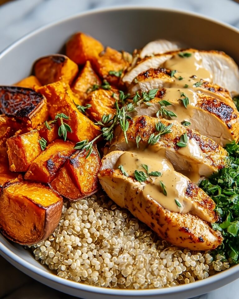 Maple Dijon Chicken & Sweet Potato Bowls That Comfort Your Soul Recipe