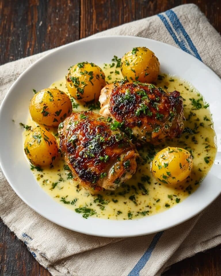 Garlic Parmesan Chicken and Potatoes Recipe