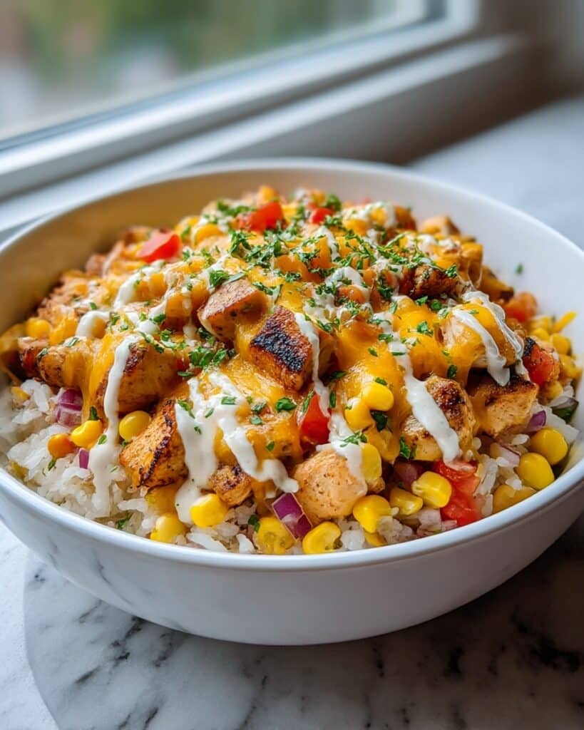 One-Pot Cheesy Southwest Chicken & Rice Recipe