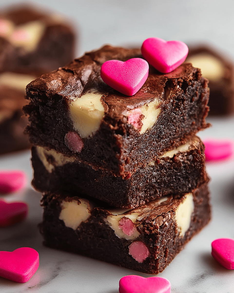 Valentine Brookies Recipe