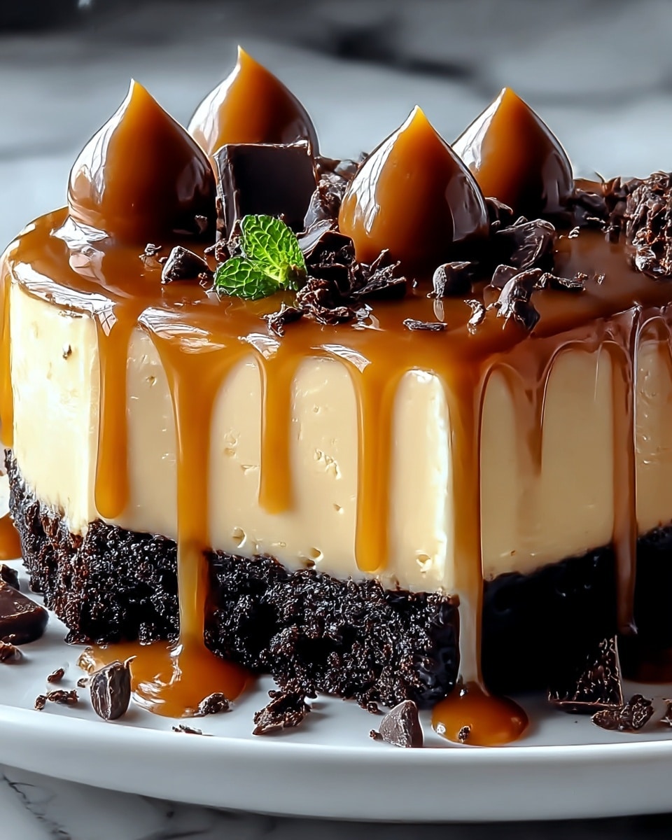 Irresistibly Rich Milky Way Caramel Cheesecake Brownies Recipe