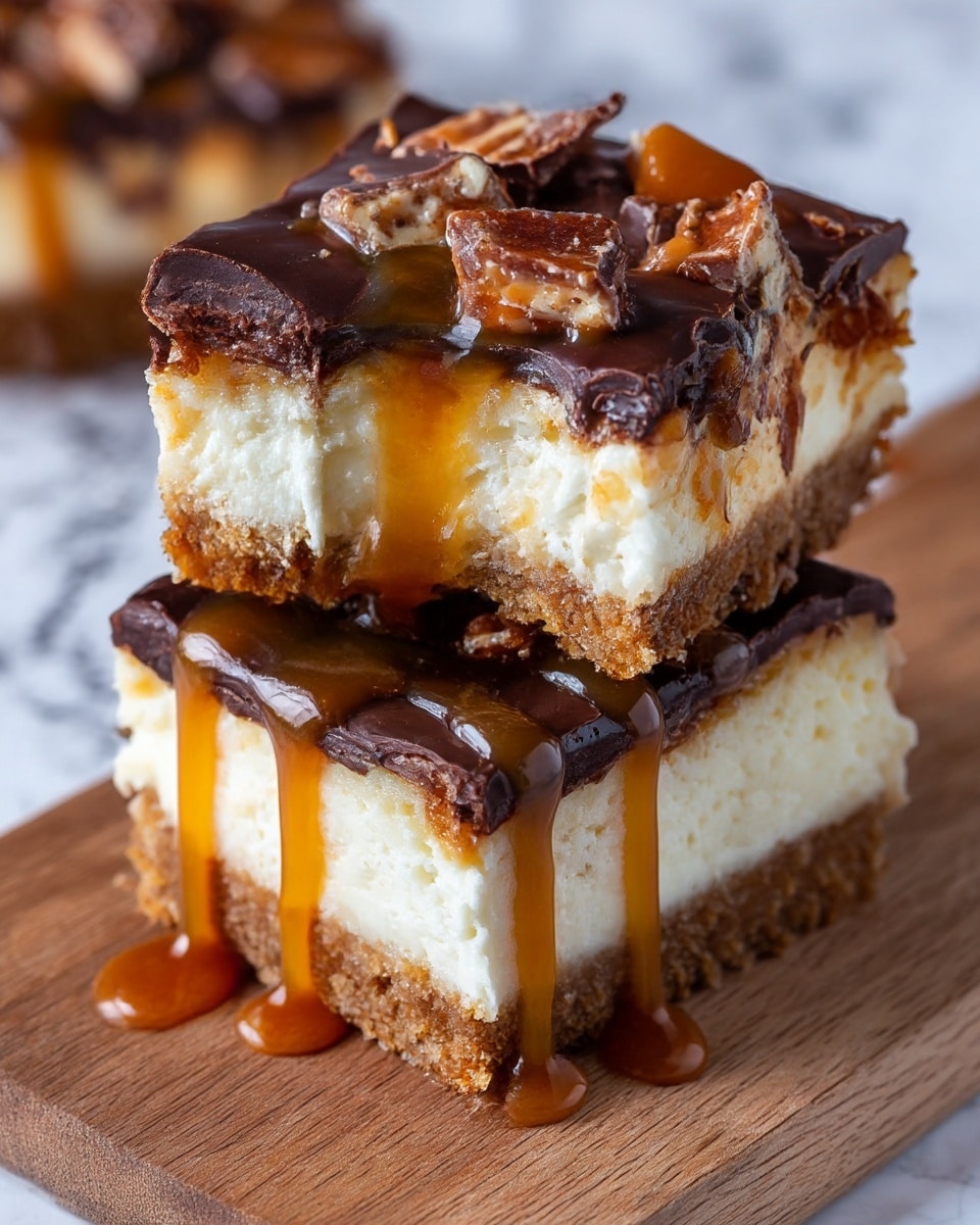 Butterfinger Caramel Cheesecake Bars Recipe