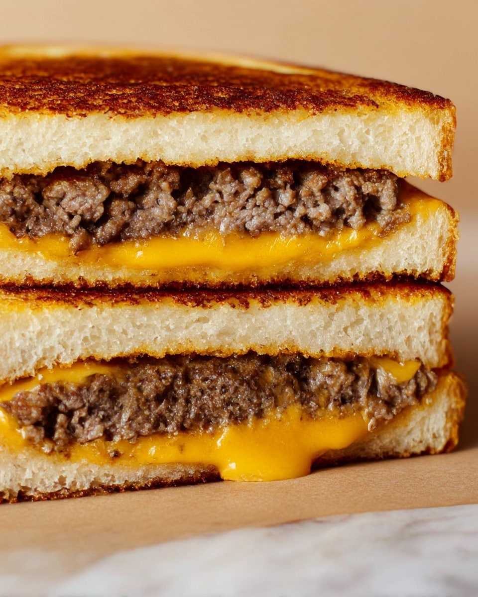 Grilled Cheese Patty Melts Recipe